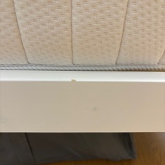 セミダブルベッド　フレーム・マットレス・羽毛布団セットの画像