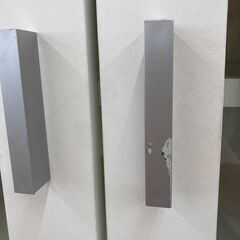 A-848【リユースのサカイ野々市店】ジモティ来店特価‼  食器棚 木製 ホワイトクリーニング済みの画像