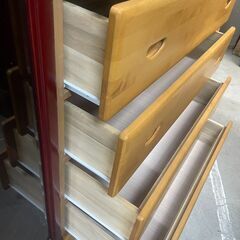 リサイクルショップどりーむ天保山店　No2953 タンス　衣類収納　7段　サイドレールで開閉スムーズの画像