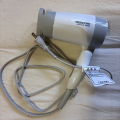 数回使用　TESCOMコンパクトドライヤーの画像