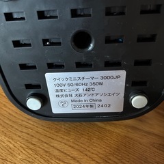 Russel Hobbs クイックミニスチーマー　蒸し器　3000JP ラッセルホブスの画像