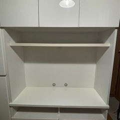 鏡面ホワイトハイテレビボードの画像