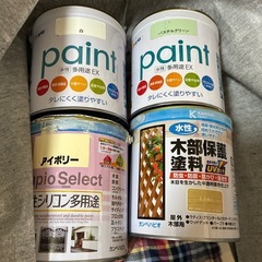 ペンキ類　ハケ　ハンドメイドなどに未使用品有りの画像