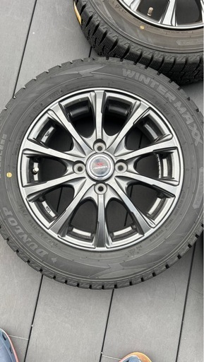 美品　スタッドレスタイヤ　ホイール付　165/65R14 79Q DUNLOP WINTER MAXX