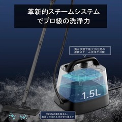 新品　スチームクリーナーの画像