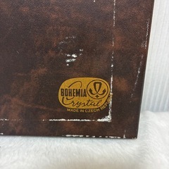 ボヘミアングラス　ワイングラス　ペアの画像