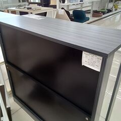 ★リユースのサカイ日立店★HJ8604  キャビネット グレー H86.5×D35×W90 クリーニング済み の画像