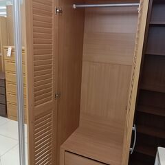 ★リユースのサカイ日立店★HJ8605  ワードローブ ブラウン H181×D54.5×W59 クリーニング済み の画像