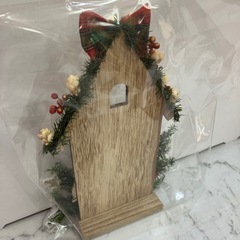 ハンドメイド　シープホーンクリスマスオブジェ　一点物の画像
