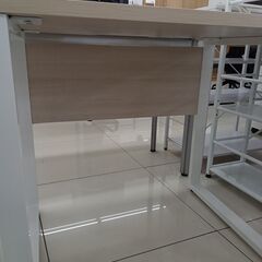 ★リユースのサカイ日立店★HJ8607  デスク ライトベージュ H72×D60×W80 クリーニング済み の画像