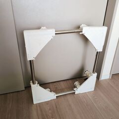 洗濯機置台 キャスター付き 嵩上げ サイズ調整可能 冷蔵庫にもの画像