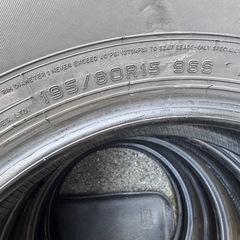 195/80R15  タイヤ４本セットの画像
