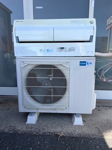 三菱エアコン霧ヶ峰本体+室外機 冷暖房両用 MSZ-ZW565S-W 2015年 (ヨシ