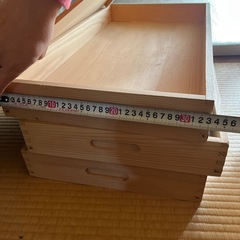 餅つき用　番重(蓋付き)6個セットの画像