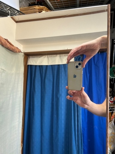 (取引終了しました)割れない安全鏡　フィルムミラー　縦150cm × 横80cm  ダンス・バレエ・ヨガ練習など