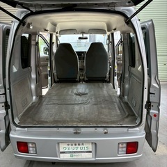 総額22.0万円★車内広々フラット軽箱バン★4WD★オートマ★キーレス★PW★平成21年式 スズキエブリィバン4WD PCハイルーフ(DA64V)16.6万キロ 車検令和9年12月シルバーの画像