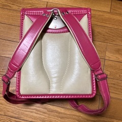 中古　6年使用　ララちゃんランドセル ハーフ蓋　ピンクNo. 6 箱付きの画像