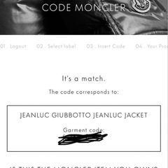 モンクレール　ナイロンジャケット　Lサイズの画像