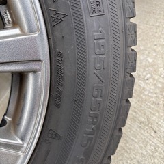 スタッドレスタイヤ　195/65R16 ホイールセット　19年製造の画像