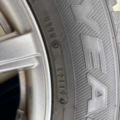 スタッドレスタイヤ　195/65R16 ホイールセット　19年製造の画像