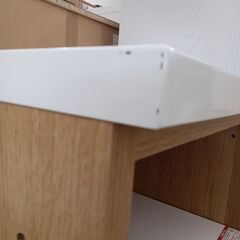 ★リユースのサカイ日立店★HJ8610 NITORI レンジ台 ナチュラルブラウン H96×D50.5×W60 クリーニング済み の画像
