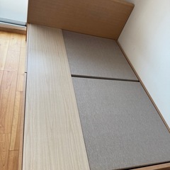 値下　ダブルベット　マットレス込みの画像