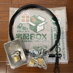 ICHIFUJI 宅配ボックス 宅配BOX 60L 鍵　ワイヤーロック付きの画像