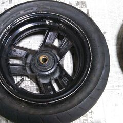 ★アルミホイール２本（ヤマハ純正、マジェスティー）★引き取り限定★の画像