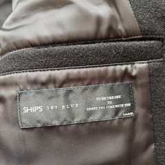 SHIPS JET BLUE ピーコート Sの画像