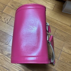 中古　6年使用　ララちゃんランドセル ハーフ蓋　ピンクNo. 6 箱付きの画像