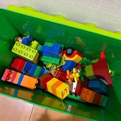 レゴ　デュプロ　緑のコンテナの画像