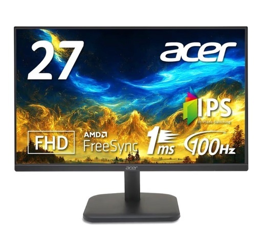 acer モニター　27インチ　エレコム　アーム　セット