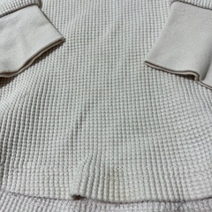 branshes 薄ピンクリブ長袖カットソー 110cmの画像