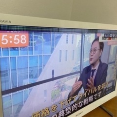 32型　SONY テレビの画像
