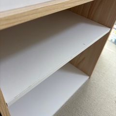 　【お譲り先決定】ニトリ　キッズ収納ラック　絵本棚　おもちゃ収納の画像