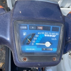 スズキ バーディー80②   エンジン50cc オリジナルエンジンあり 距離浅の画像