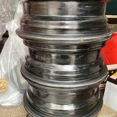 鉄ホイール15インチ4穴 4本の画像