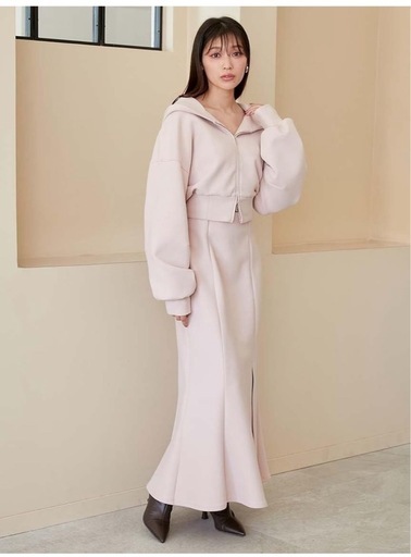 【新品】SNIDEL♡Sustainableスウェット セットアップ ピンク