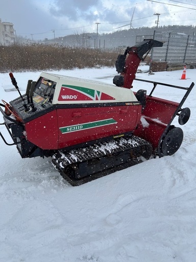 WADO 除雪機　SE311D ディーゼル　二段オーガ