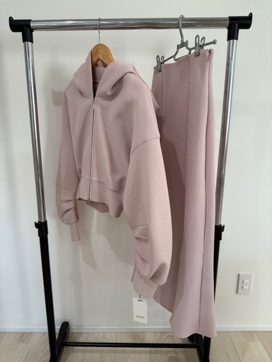 【新品】SNIDEL♡Sustainableスウェット セットアップ ピンク