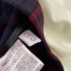 【断捨離】ボトムス　🟥レディースLサイズ赤のチェック柄　の画像