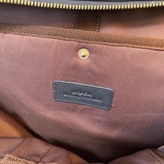 【JOYA レザートートバッグ／ブラック】の画像