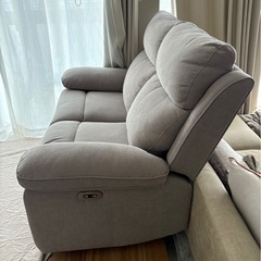 【値段交渉可】2人がけリクライニングソファの画像