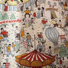 中古　80×80cm 大型クッション　日焼け有の画像