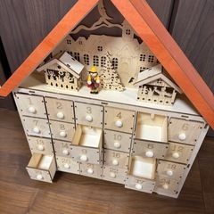 木製アドベントカレンダーの画像