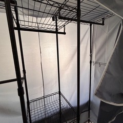 ハンガーラック ワードローブ 大容量 の画像