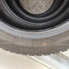 155/65r14スタッドレス廃タイヤ
 の画像