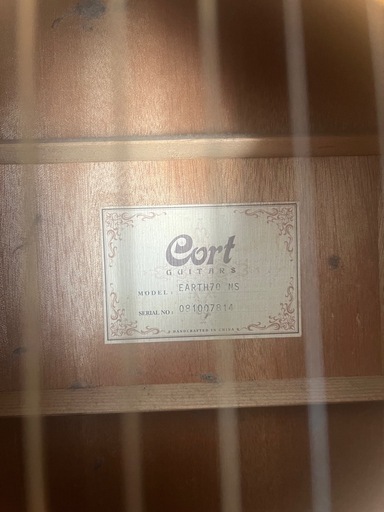Cort モデルEarth70NS シリアルNo.081007814