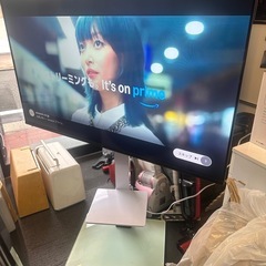 📺【2024年製】FPD 50型 4KスマートTV + お洒落なTVスタンドセット✨（引き取り限定）の画像