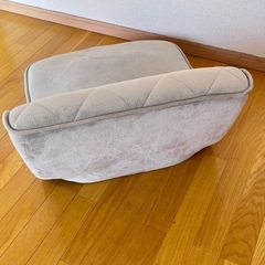 アイスブルー1人用ソファの画像